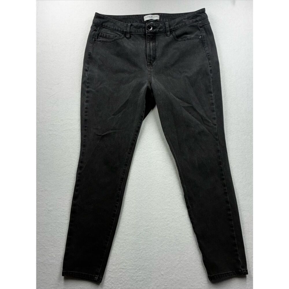 3For$20 Lane Bryant Black Wash Tapered Jeans size:14R